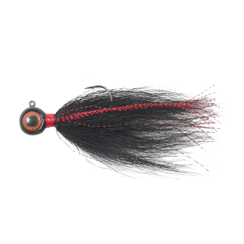 DEEP-VEE BUCKTAIL JIG 3/8 Oz 3/8OZ BLACK