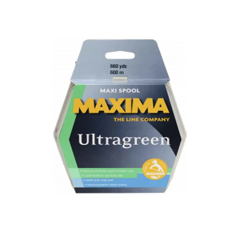 Maxima Maxi Spool Ultragreen Fishing Line 660 yd 6 lb.