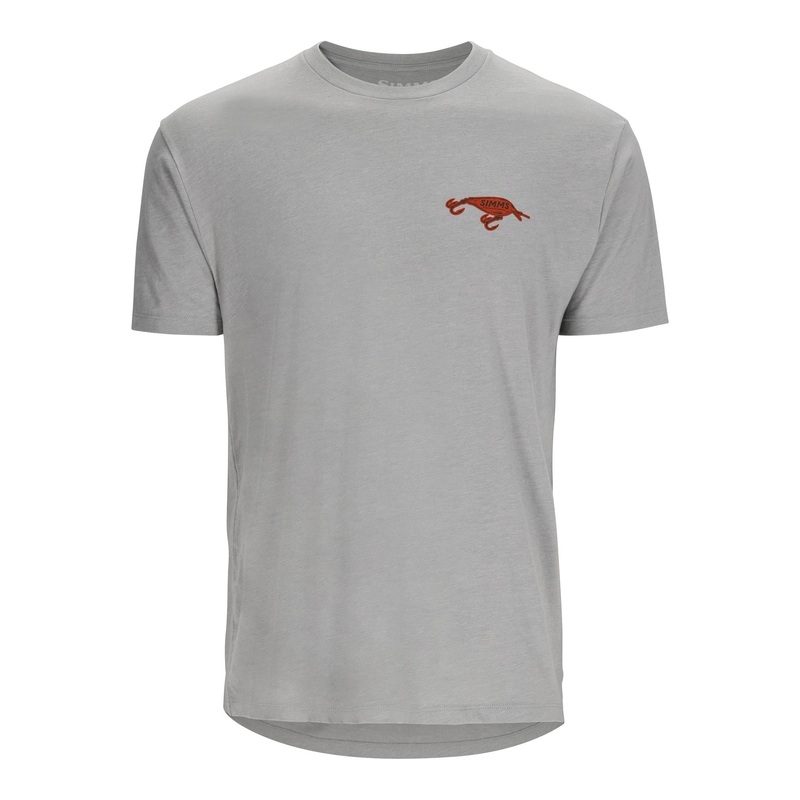 SIMMS M’S SQUARE BILL T-SHIRT Cinder Heather Medium