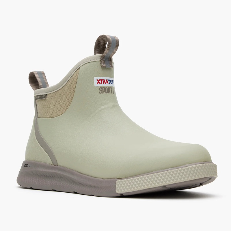 Xtratuf Men’s 6″ Ankle Deck Boots Sport Stone Stone 9