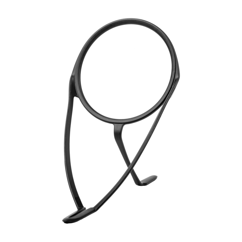 American Tackle TiForged Air Double Foot Guides Matte Black 6
