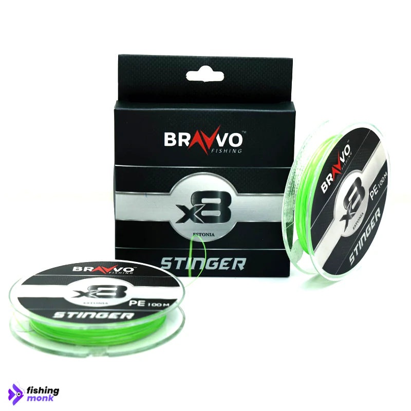 Bravvo Stinger 8x Braided Line | 45lb – 71lb | 100mtr #3.0  – 46lb – 0.24mm