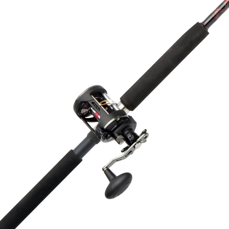PENN Warfare Star Drag Level Wind Conventional Rod & Reel Combo 30 Medium Heavy 6’6″