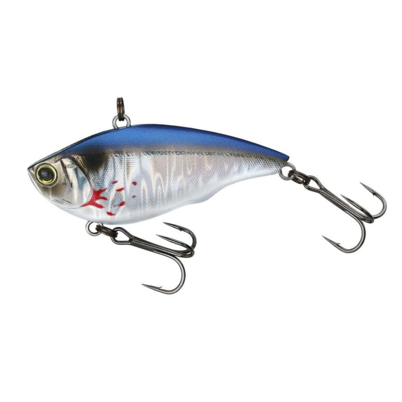 Yo-Zuri Rattl’N Vibe One Knock (S) 65MM 2 1/2″,  Metallic Bleeding Shad