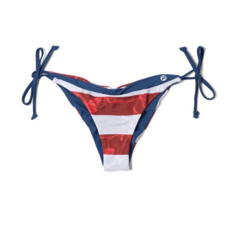 PELAGIC KEY WEST BIKINI BOTTOM AMERICAMO RED/ WHITE/ BLUE XS