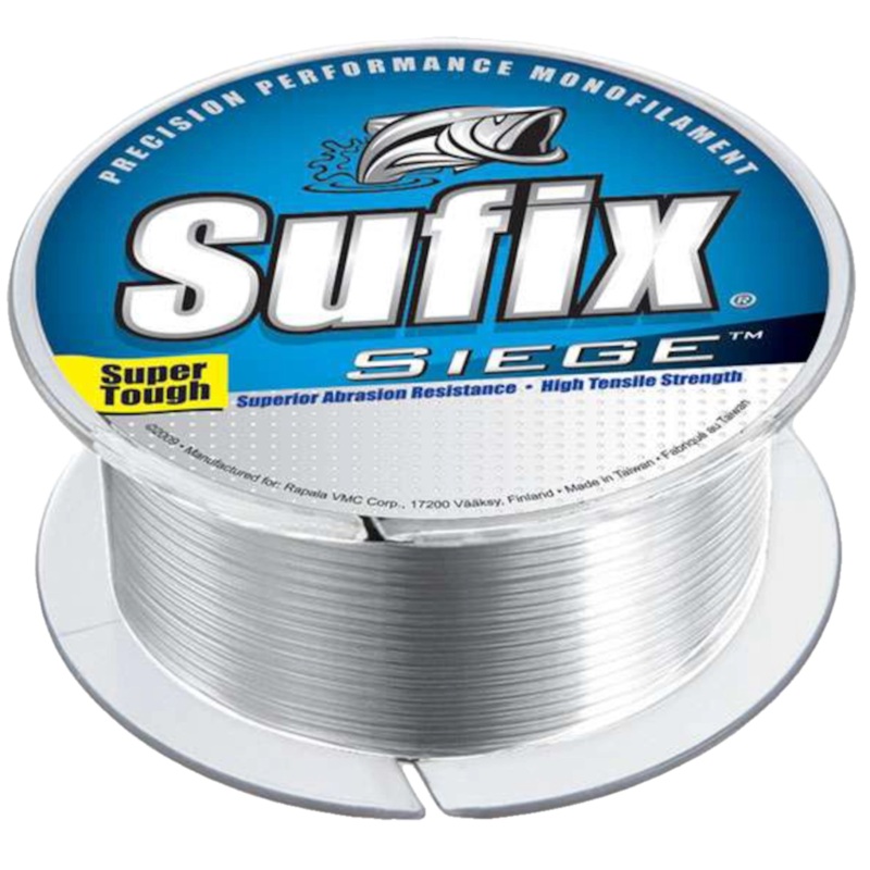 Sufix Siege Monofiliment Line 8lb, 330yds Clear