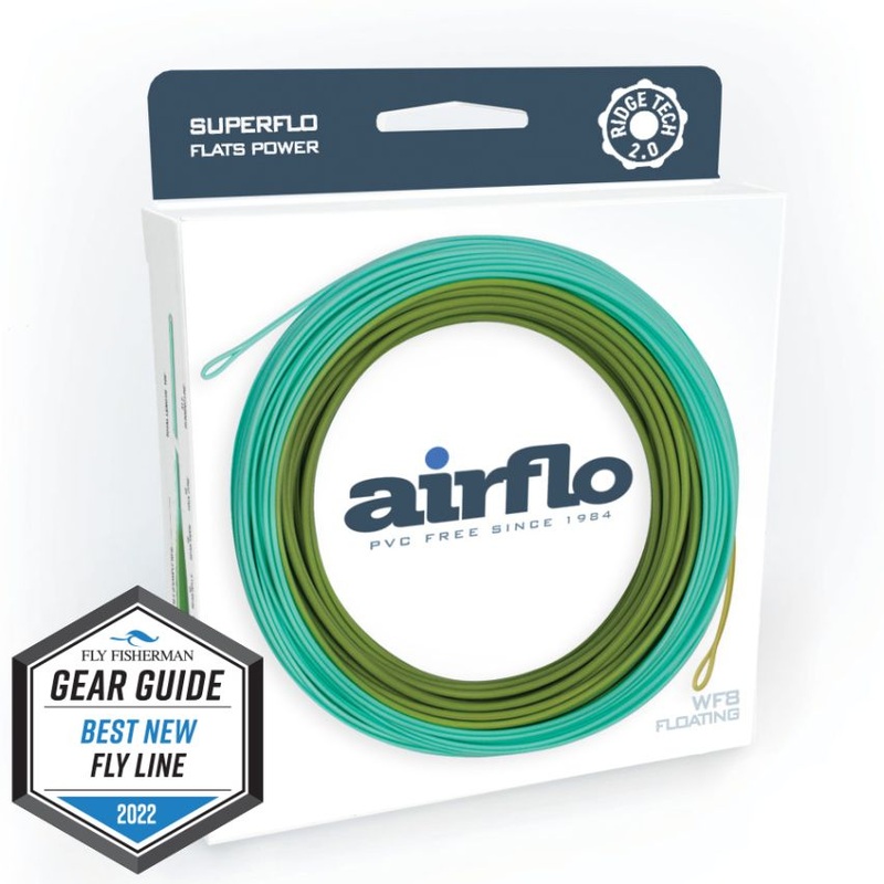 Airflo RIDGE 2.0 FLATS POWER WF7 SEA GRASS / AQUA