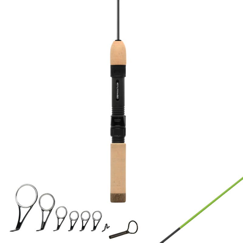 Solid Carbon Ice Rod Kits CIB-24ML / 24″ / 2-6 lb. / Fast Cork 3 in. Rear | 1.5 in. Fore
