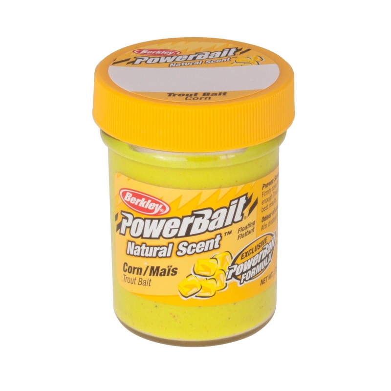 Berkley PowerBait Natural Scent Trout Bait Yellow PowerBait with Cheese