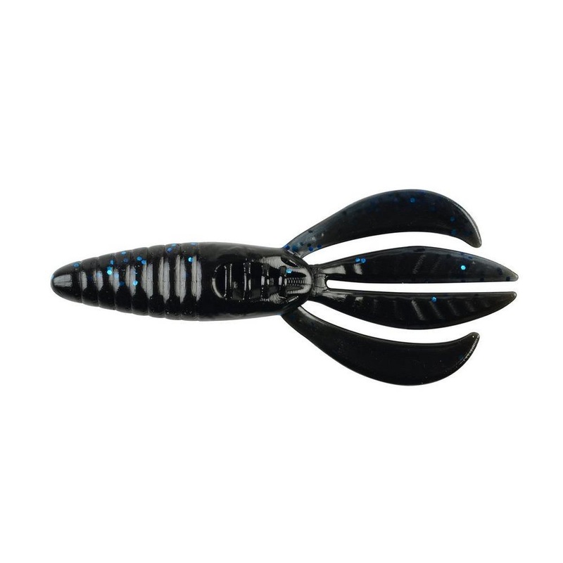 Berkley PowerBait Pit Boss Black Blue Length: 4″ – Q’ty: 8pk