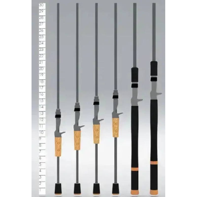 St. Croix Bass X Casting Rods 6’6″ Med Heavy Fast