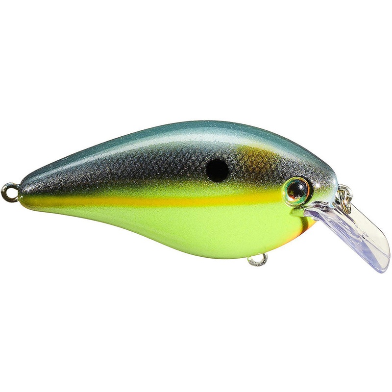 Strike King KVD Elite 8.0 Squarebill Crankbait – 4.5 Inch Chartreuse Sexy Shad 2.0