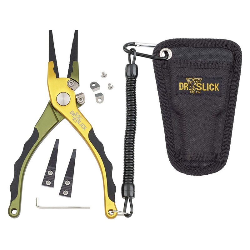 Dr. Slick Squall Fishing Plier 7-1/2″ Aluminum Frame Tungsten Carbide Cutters
