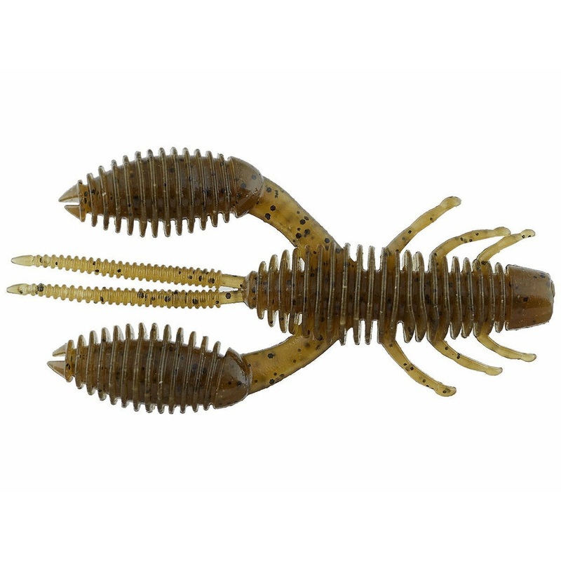 GEECRACK BELLOWS CRAW #005 Green Pumpkin 3.5″