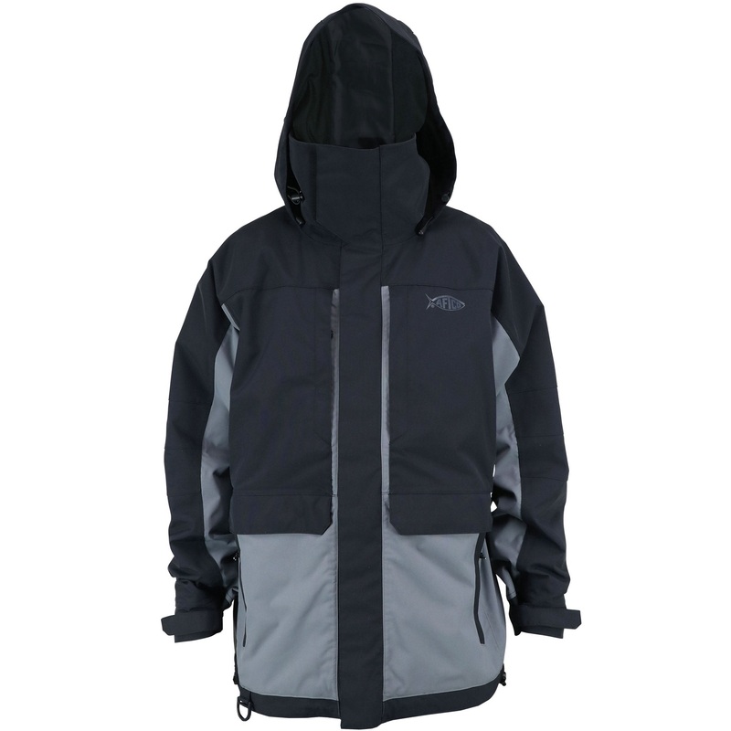 AFTCO Hydronaut Heavy-Duty Fishing Jacket Charcoal Small
