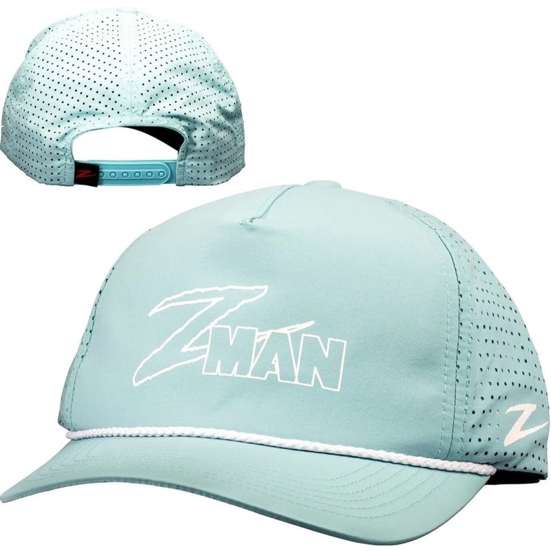 Z-Man Perforated Logo Rope Hat – Light Blue Z-Man Perforated Logo Rope Hat – Light Blue