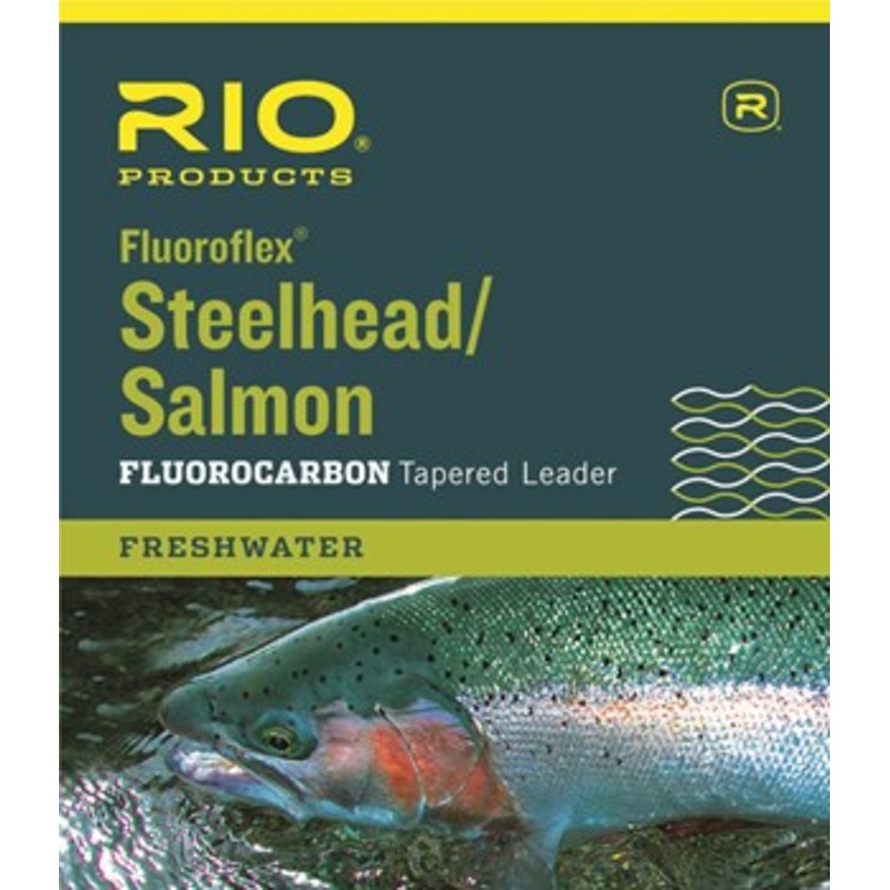 Rio Fluoroflex Steelhead / Salmon Tapered Leader 9′ 8LB