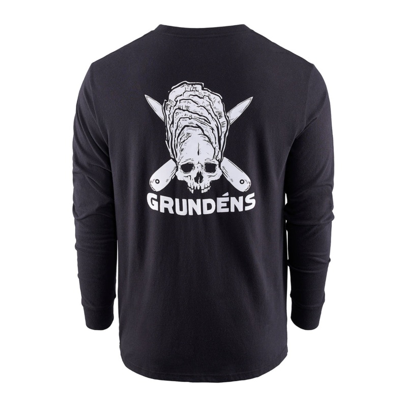 Grundens Zero Shucks Long Sleeve T-Shirt Black M
