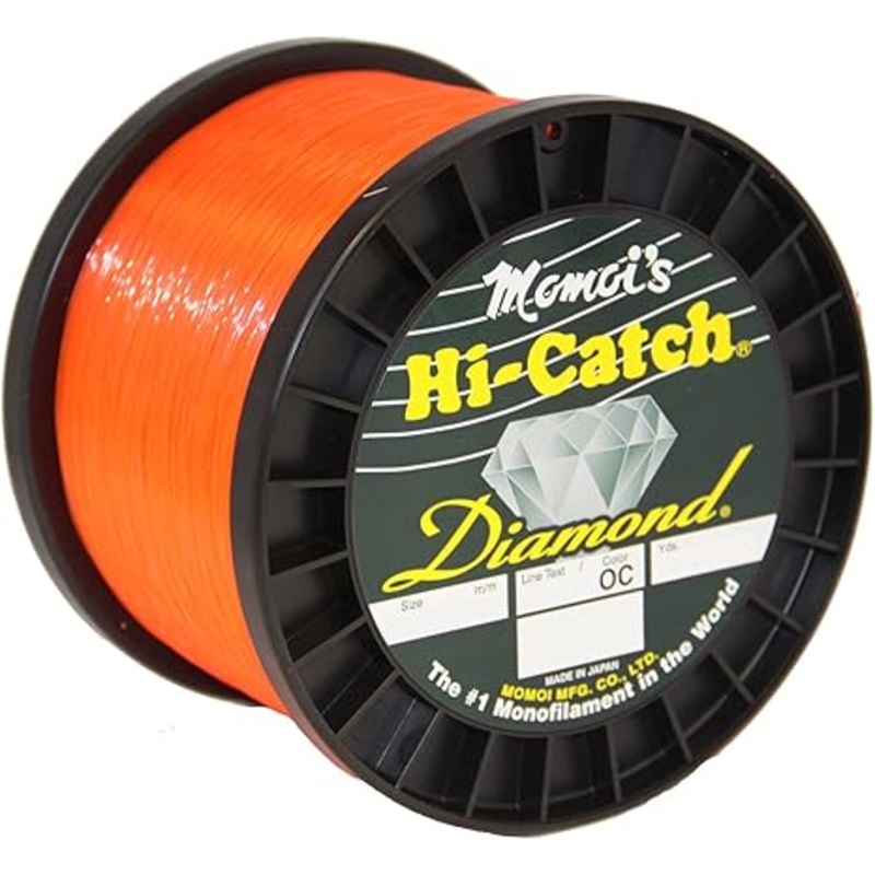 Momoi Hi-Catch Diamond Mono Line 80lb 3000yd Orange Crush