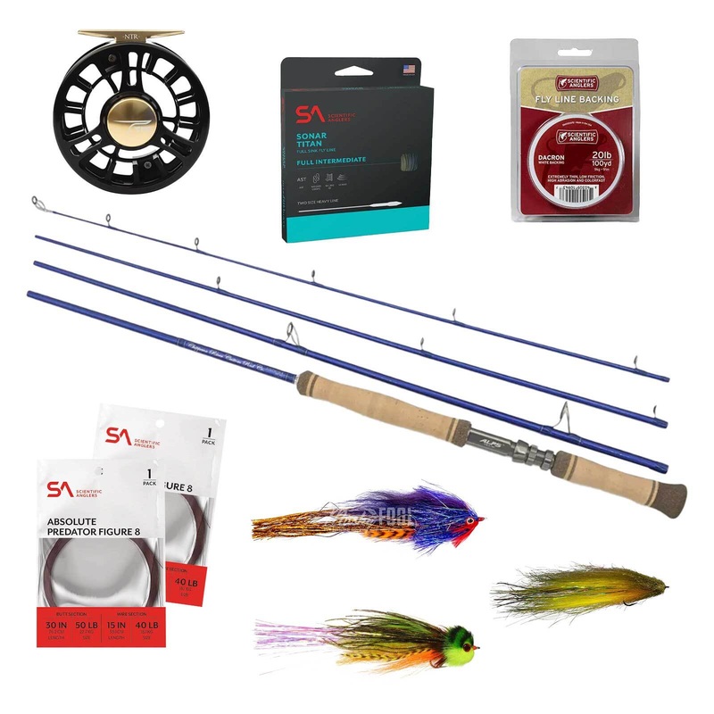Musky Fly Fishing Premium Starter Kit WRC RIVER WOLF 11wt Redington Behemoth Reel