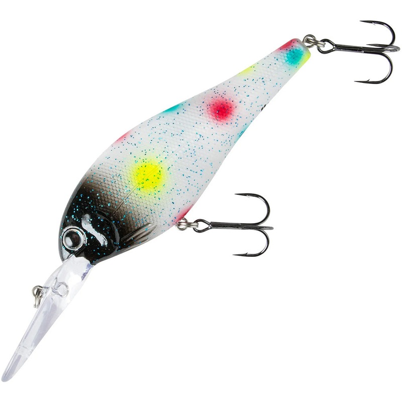 Bandit Walleye Shad – 3 Inch Blue Shiner 3 inch – 7/16 oz – 10 to 12 feet depth profile