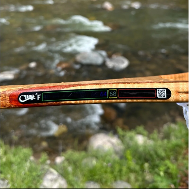 Cling Fishing Temperature Tape – Stick on thermometer