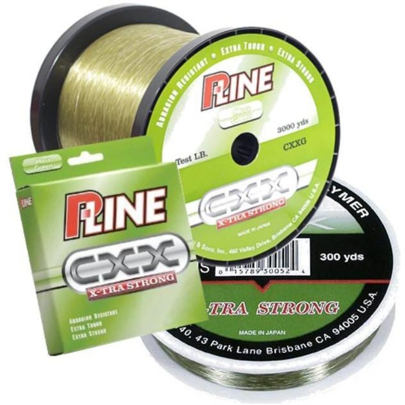 P-Line CXX Moss Green X-Tra Strong Fishing Line 4 pound – 600 yards