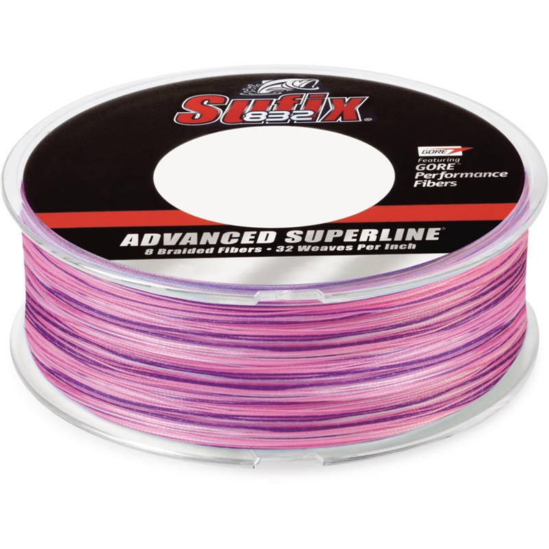 Sufix 832 Advanced Superline Sunrise Braided Line – 600 Yard Bulk Spool Sunrise 6 lb test – 600 yards