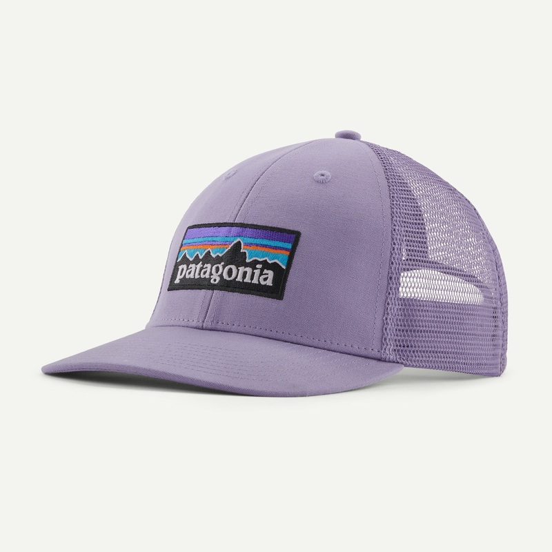 Patagonia – P-6 Logo Logopro Trucker Hat Concrete Purple