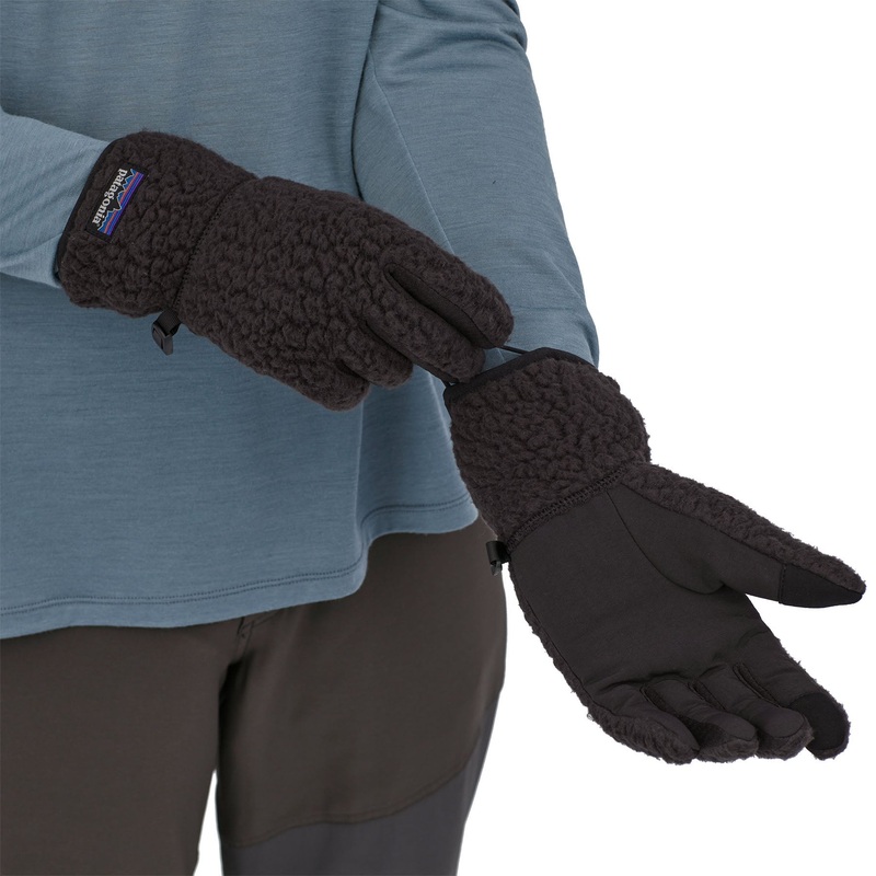 Patagonia Retro Pile Gloves Black / BLK S