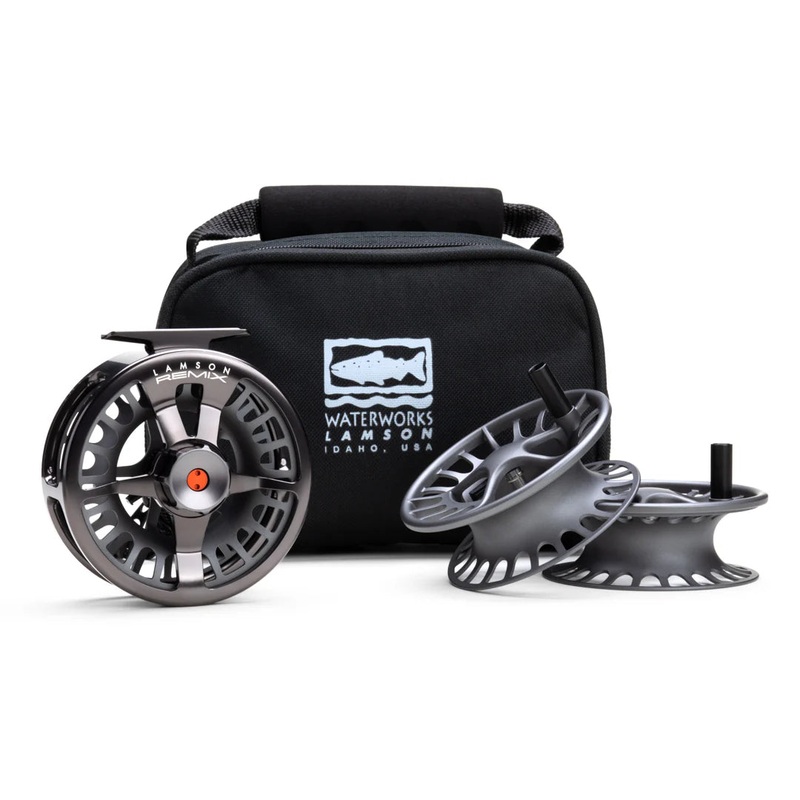 Lamson Remix S-Series HD Fly Reel – 3 Pack Smoke 7+
