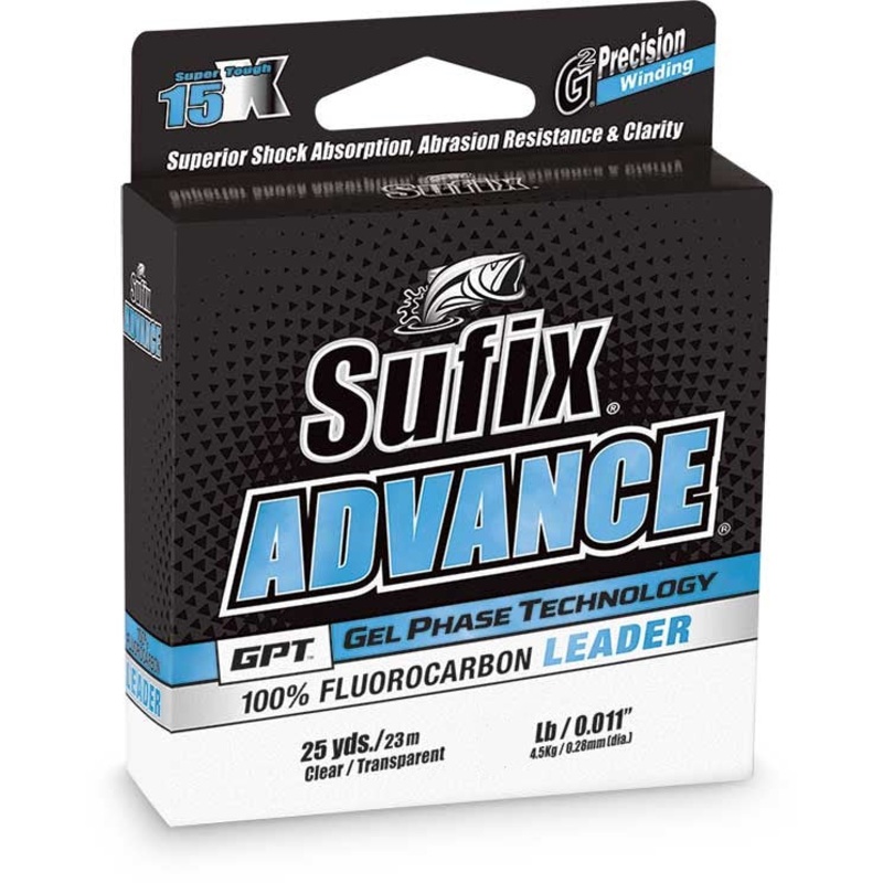 Sufix Advance Fluorocarbon Leader Wheel 25-yards 4 pound