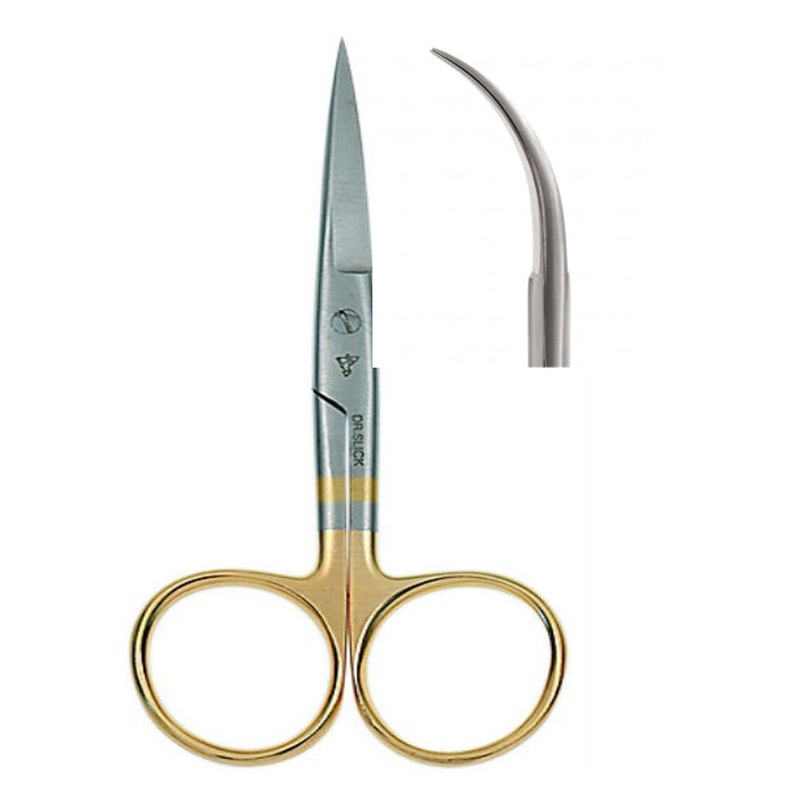 DR SLICK CURVED 4.5″ HAIR SCISSOR – Fly Tying