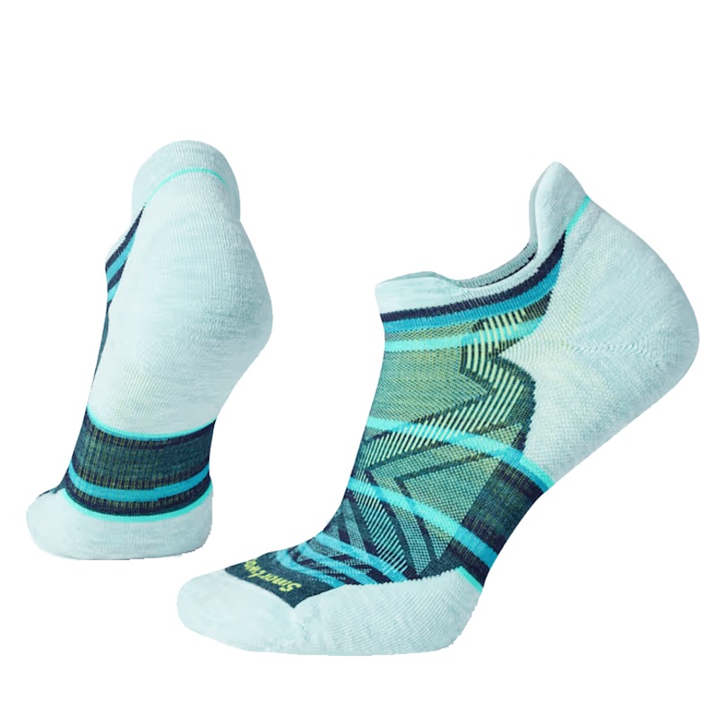 SMARTWOOL WOMEN’S RUN TARGETED CUSHION STRIPE LOW ANKLE – TWILIGHT BLUE SM