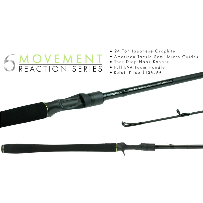 6TH SENSE MOVEMENT REACTION CASTING SERIES RODS 6’9″ / Medium / Mod Fast