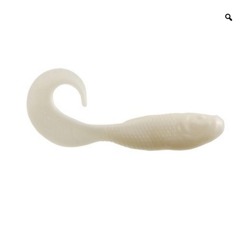 BERKLEY GULP ALIVE SWIMMING MULLET 3″ PEARL WHITE 3″ 1/2 PINT
