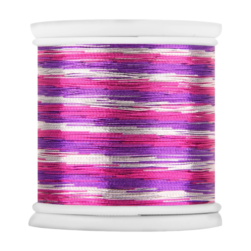 ProWrap Metallic VersaBlend Rod Winding Thread  Size A (100 Yards) 1001 Violet