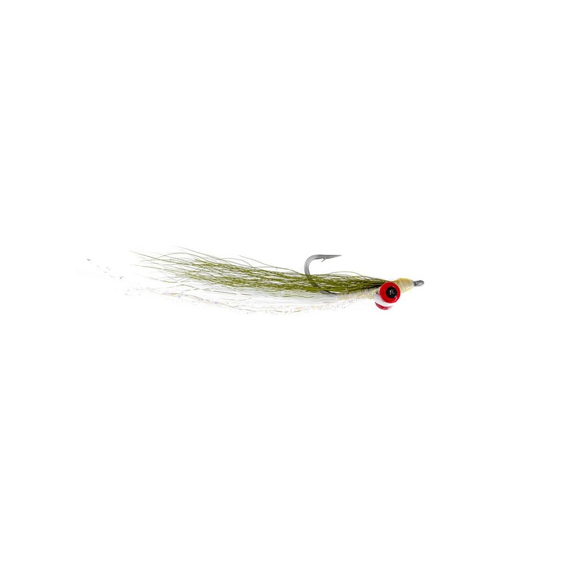 Umpqua Clouser Minnow – Olive/White (3-Pack) 2/0