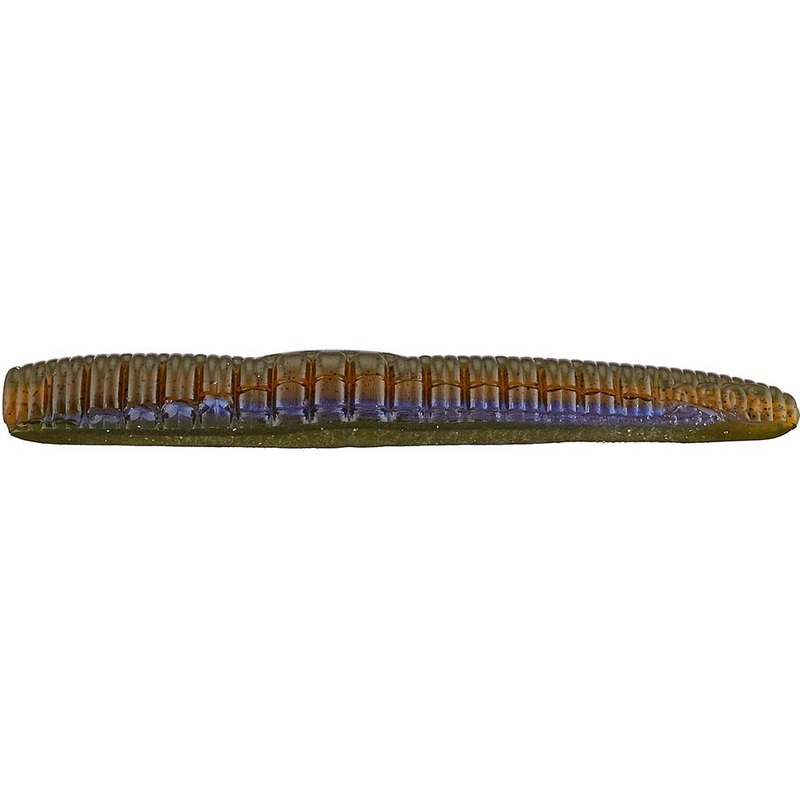 Roboworm Ned Worm Stickbait – 4.5 Inch Aaron’s Green Pumpkin 4.5 inch – 6 pack
