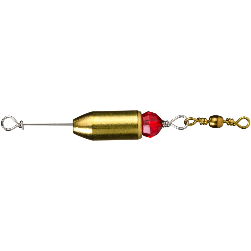 Strike King EZ-Rig Pre-Rigged Carolina Rig Weight w/ Bead 2 pack 3/8 oz