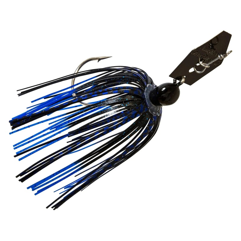 Z-Man Original ChatterBait Black Blue 1/2 oz.