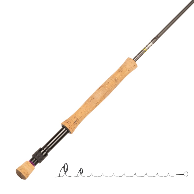 Chris Adams All-Water 90″ 7wt 4-Piece Fly Rod Kit Gold Gold