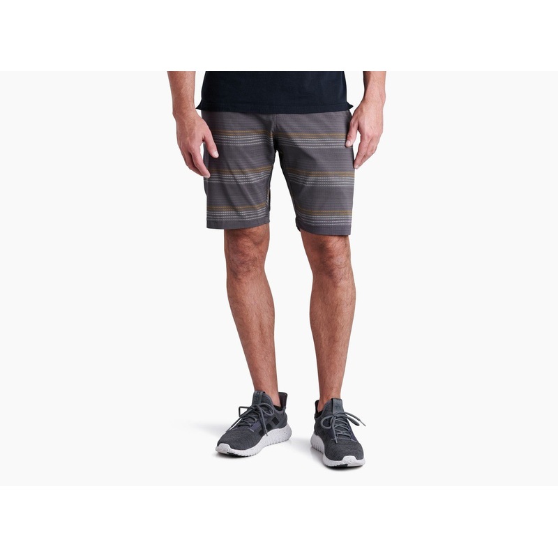 KUHL VANTAGE SHORT 10″ Carbon Texture Stripe S