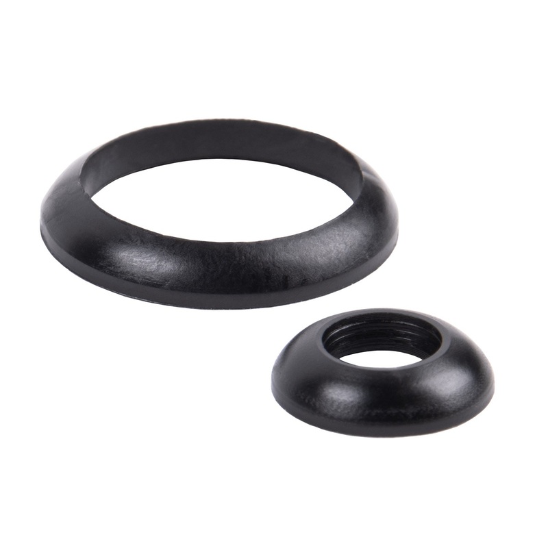 American Tackle Black Rubber Winding Checks 0.130 in