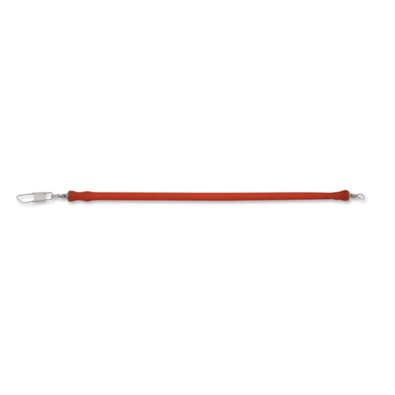 Luhr-Jensen Trout Rubber Snubber Fire 5 1/2 inch – Light Flex – 2 pack