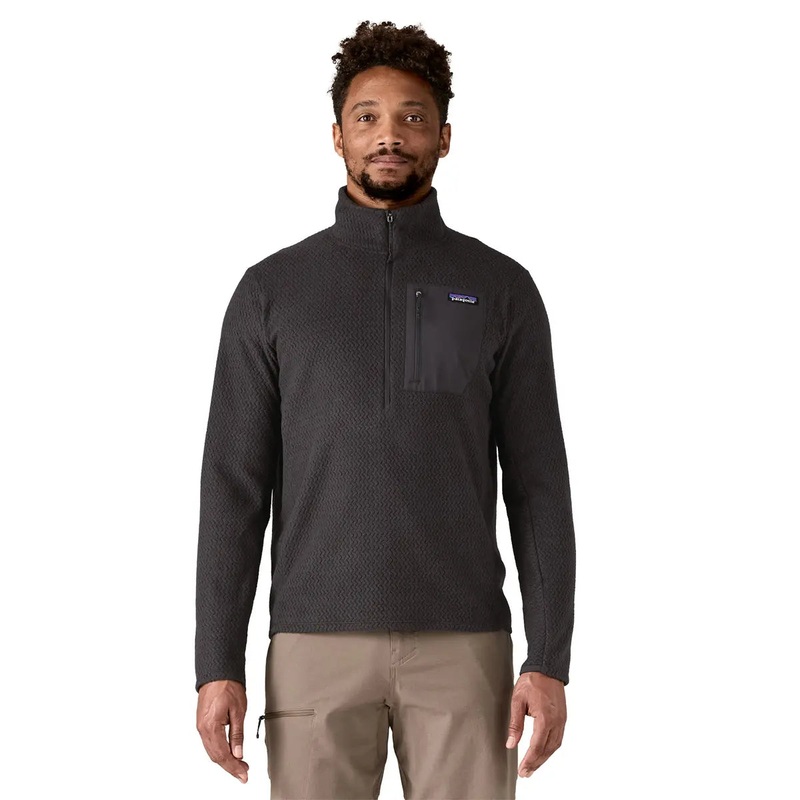 Patagonia M’s R1 Air Zip Neck – New for 2025 Black / BLK XS