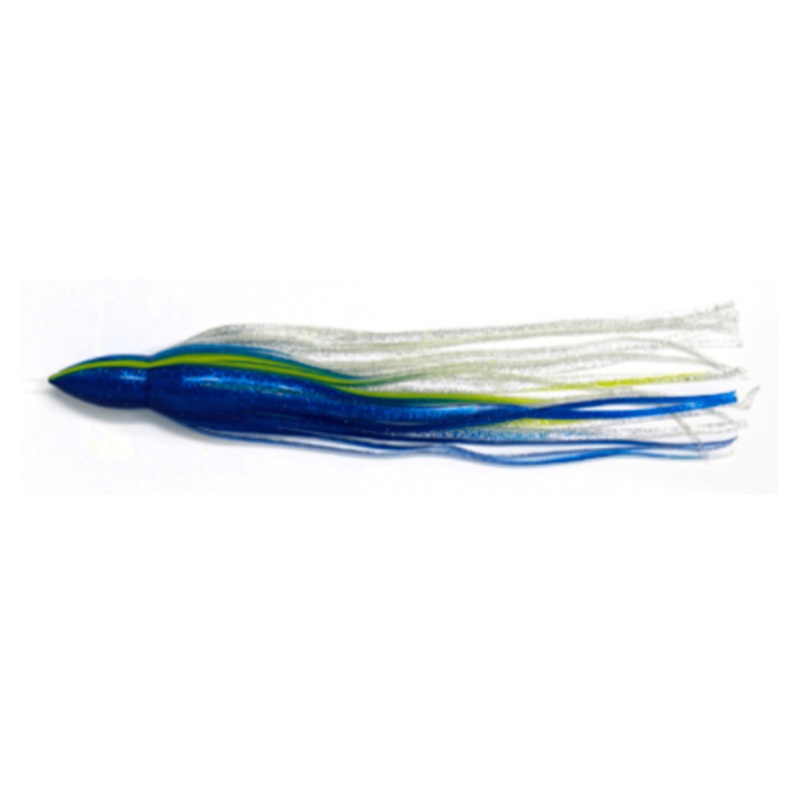 Clear Sour Patch Octopus Lure Skirt 8.5″