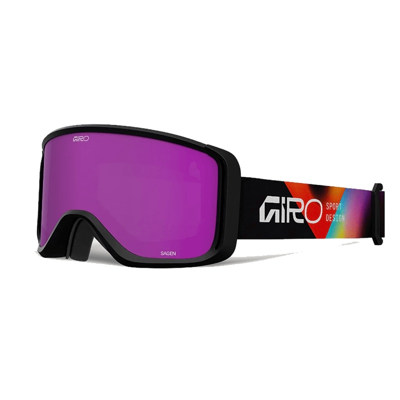 SAGEN GOGGLES 2025/2026 BLK&AMBR PNK AN AMBR PNK/YLW