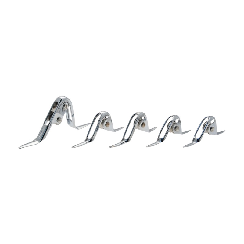AFTCO Heavy Duty Roller Guide Set  For 20 to 80 lb. Trolling & Stand-Up Rods Black