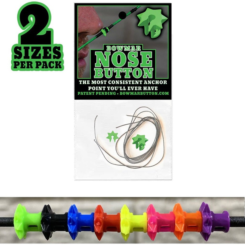 Bowmar Nose Button Green 2 Pc. Small-large